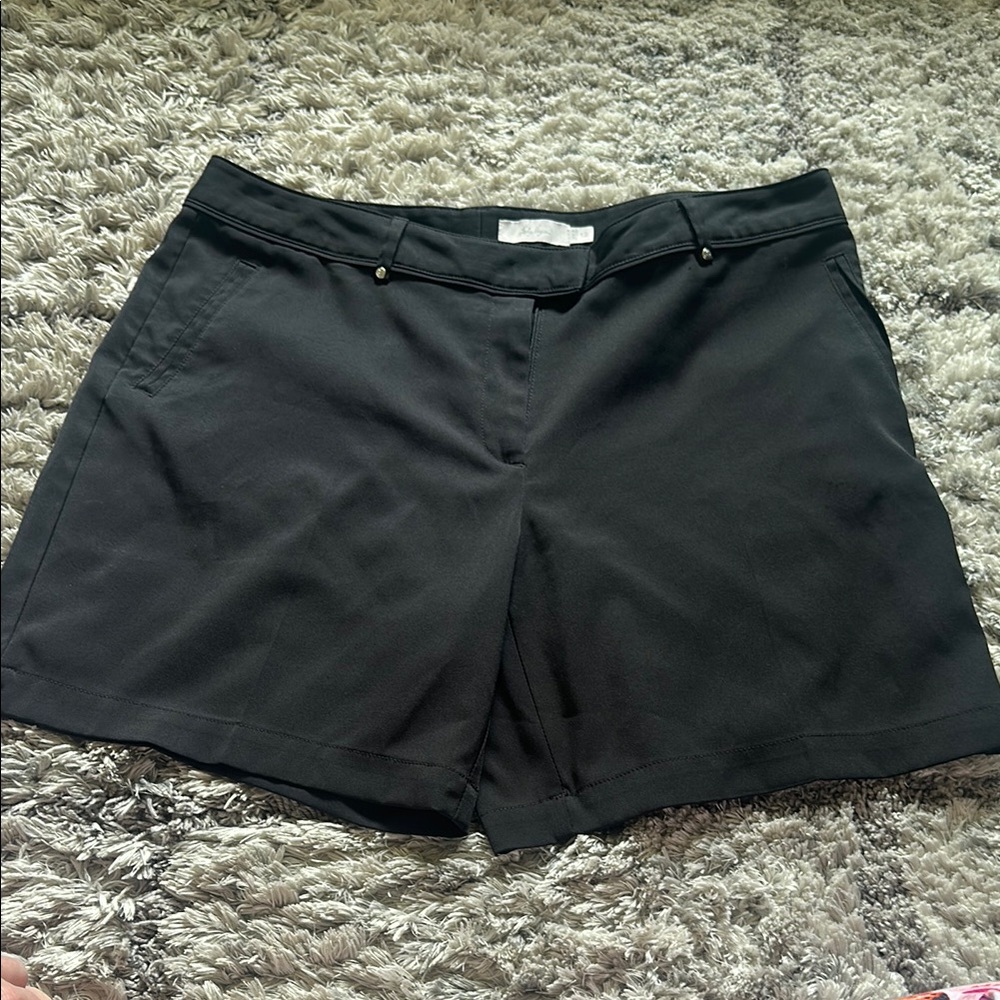 Lady Hagen Black Bermuda Shorts Tailored Fit